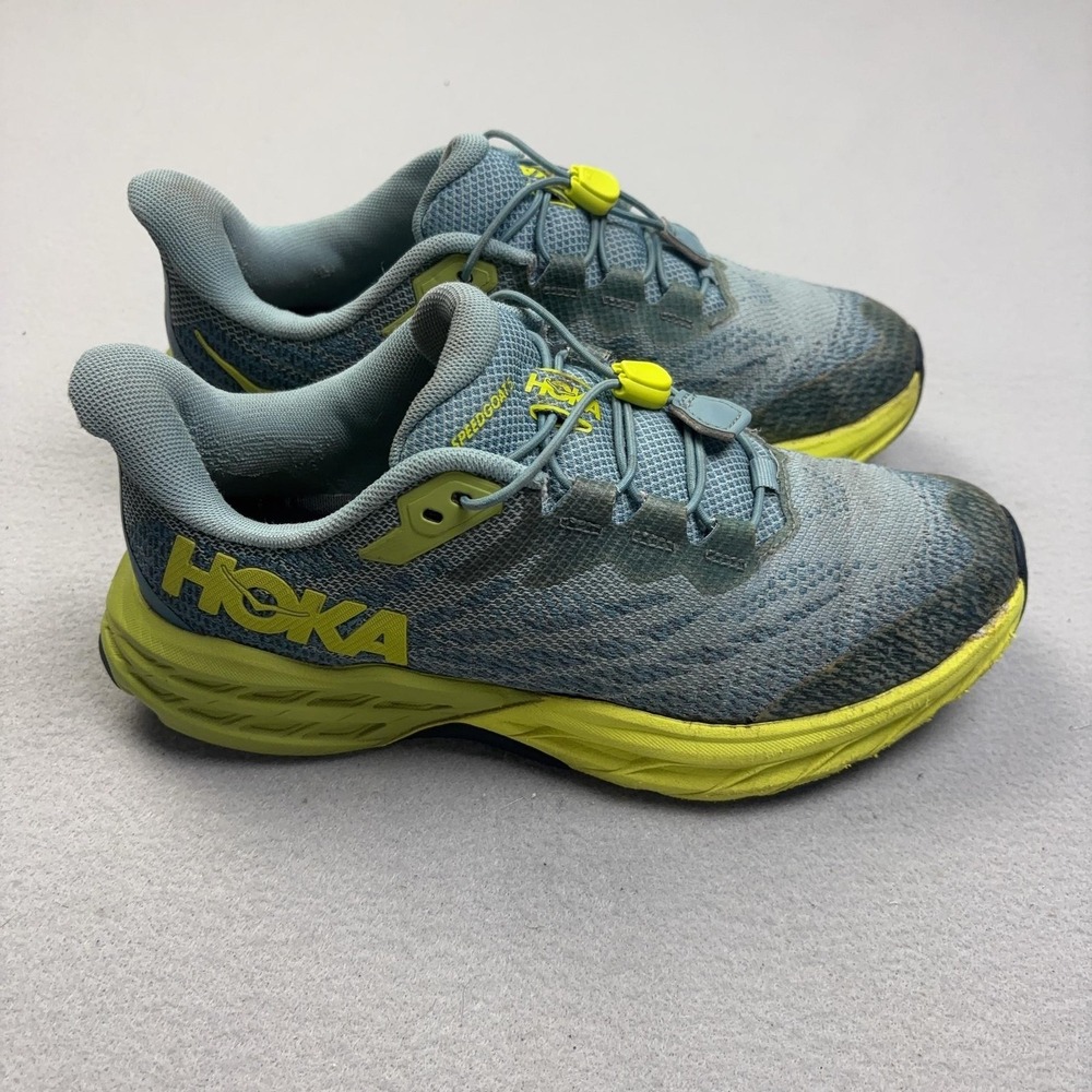 Hoka One One Speedgoat 5 Trail Shoes Mens Size 6 Blue Running Sneakers